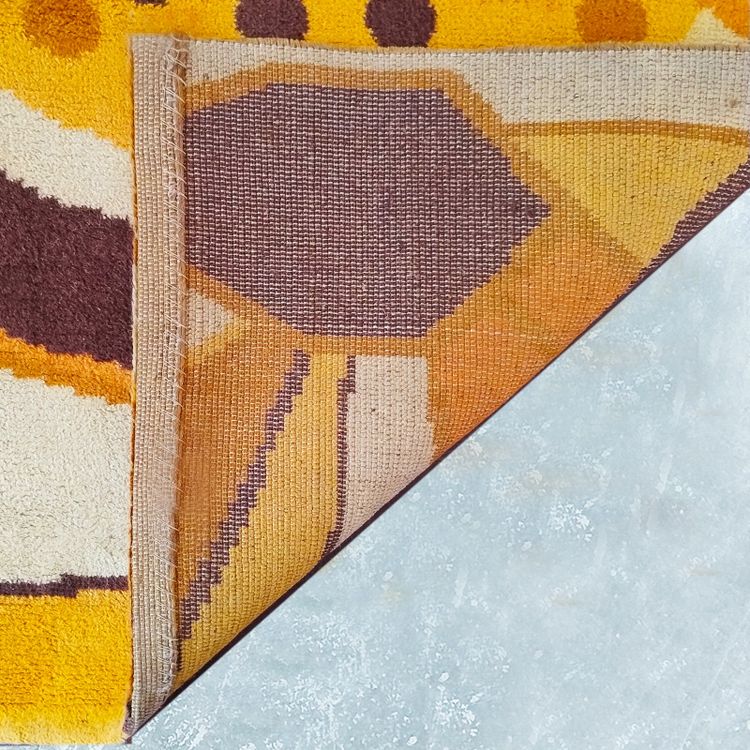 1950s Constructivist Mechanical Futuristic Rug/Tapestry. Made in France