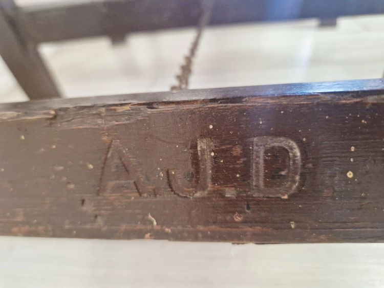 Bureau d'architecte industriel en zinc estampillé AJD