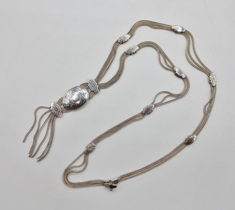 Silver necklace, Anatolia.