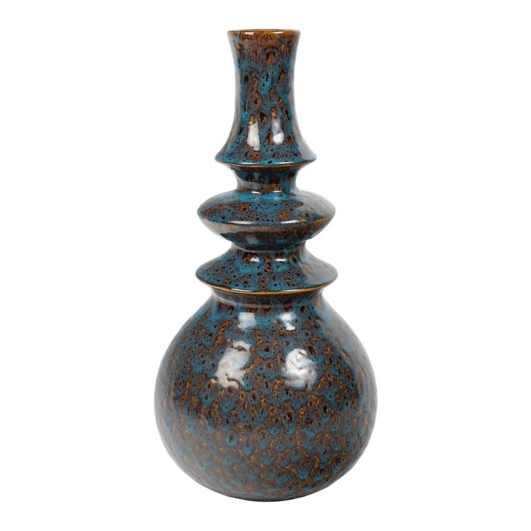 Grand vase balustre en céramique des années 1950-60