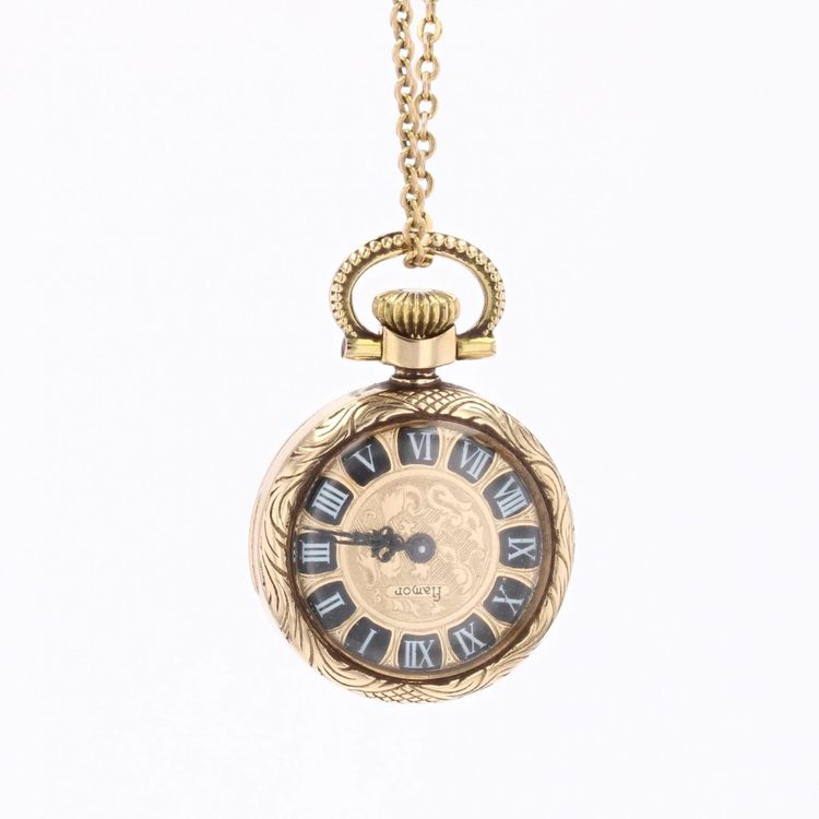Pendentif Montre de dame Flamor or jaune