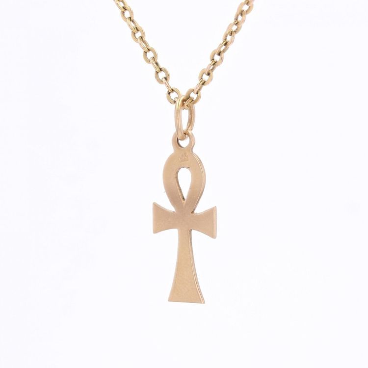 Croix égyptienne or jaune