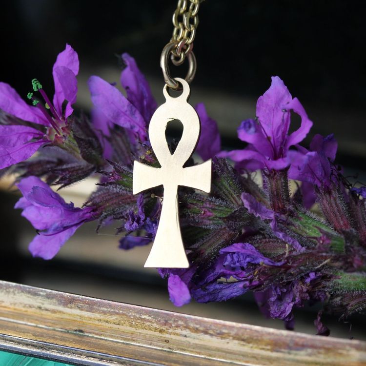 Croix égyptienne or jaune