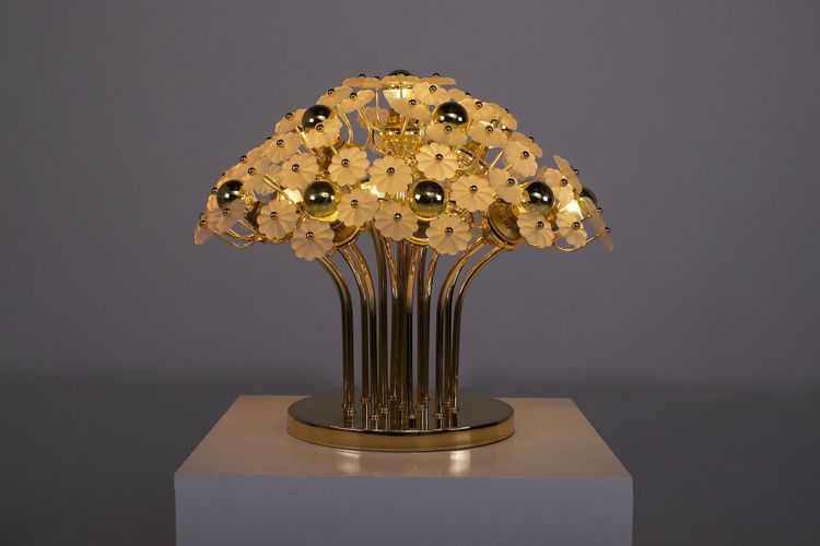 Lampada in ottone Millefiori