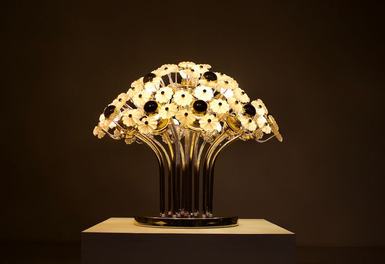 Lampada in ottone Millefiori
