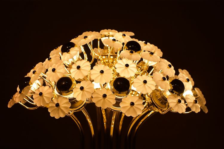 Lampada in ottone Millefiori