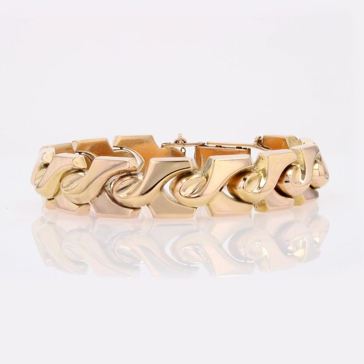 Antikes Armband mit beweglichen Knotenmotiven