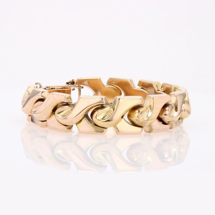 Antikes Armband mit beweglichen Knotenmotiven