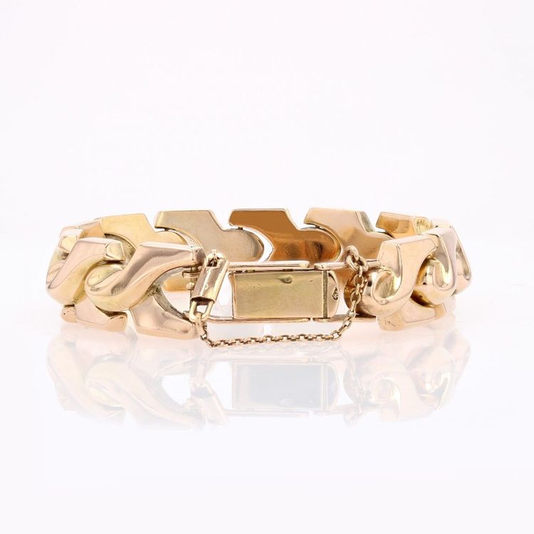 Antikes Armband mit beweglichen Knotenmotiven