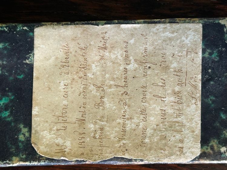 Reliquienkreuz Paperolle Ende 18. Jahrhundert - 6 religiöse Reliquien - Reliquie - religiös