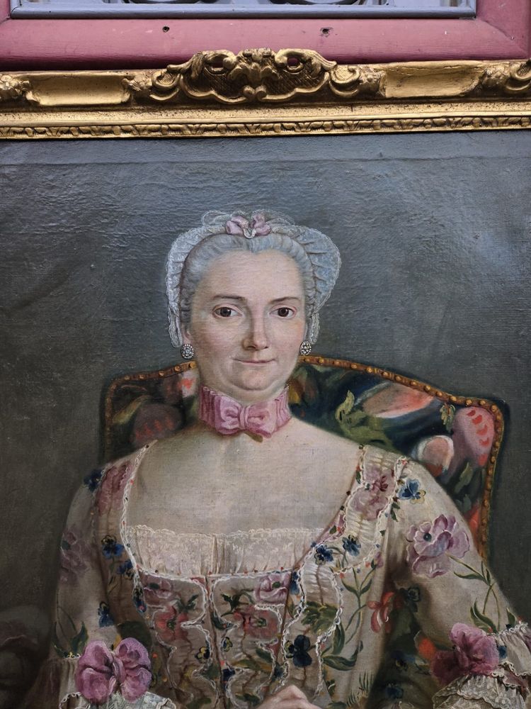 Presumed portrait of Jeanne Victoire de Crespy, Lady of Chauvigné, French school, circa 1755