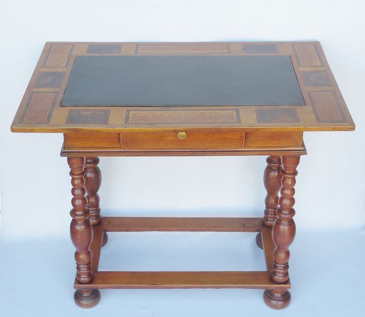 Table de changeur, Suisse, XVIIe siècle. 