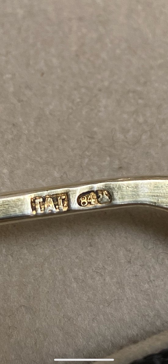 Set of twelve RUSSIAN vermeil silver spoons