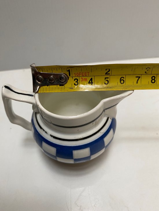 Cream pot in opaque porcelain called English VIEILLARD BORDEAUX