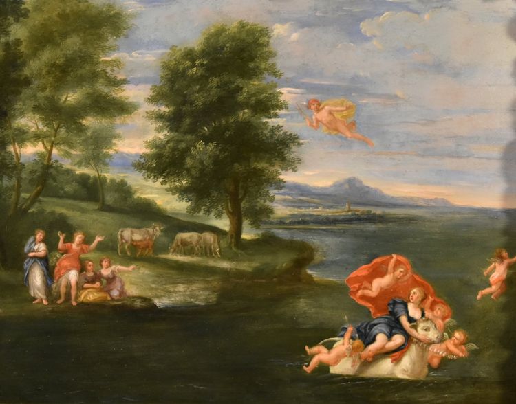 The Rape Of Europa, Francesco Albani (bologna 1578 - 1660) Follower Of