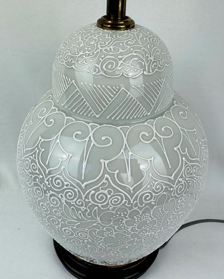 Celadon porcelain lamp, China