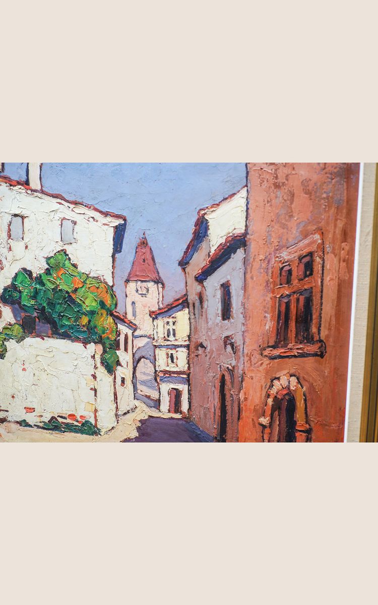 Pierre MOLINIER, Gasse in einem Dorf