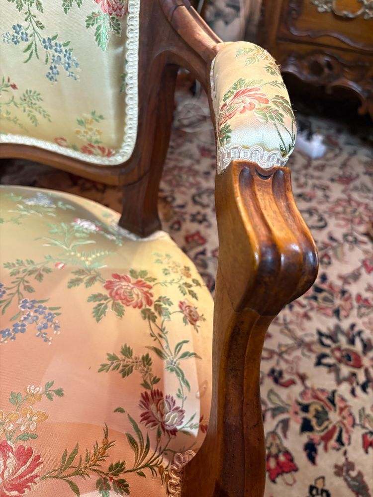 Fauteuil à la Reine, 19ième siècle 