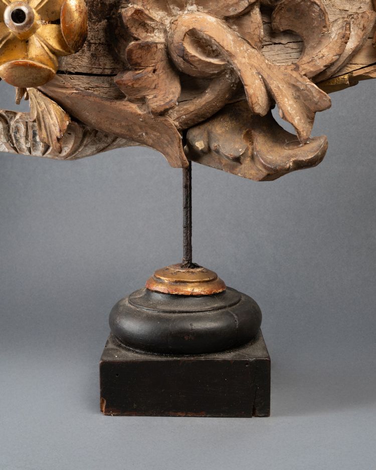 Baroque Fish Made from Antique Woodwork, 21st Century