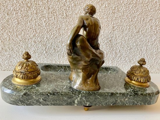 Bronzo "Il pensatore" di Julien Monier
