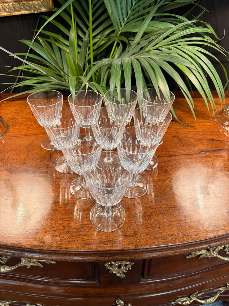 Baccarat - 10 bicchieri da acqua - modello Cassino