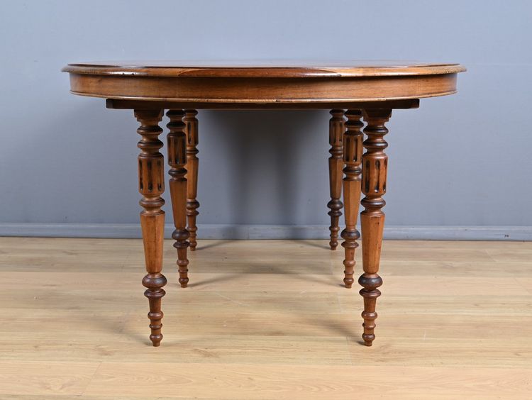 Table à Allonges en Noyer, style Louis-Philippe – Fin XIXe