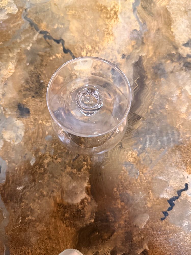 Daum - 6 cognac glasses - crystal - Bolero model
