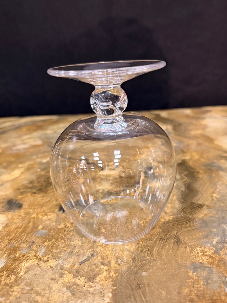 Daum - 6 cognac glasses - crystal - Bolero model