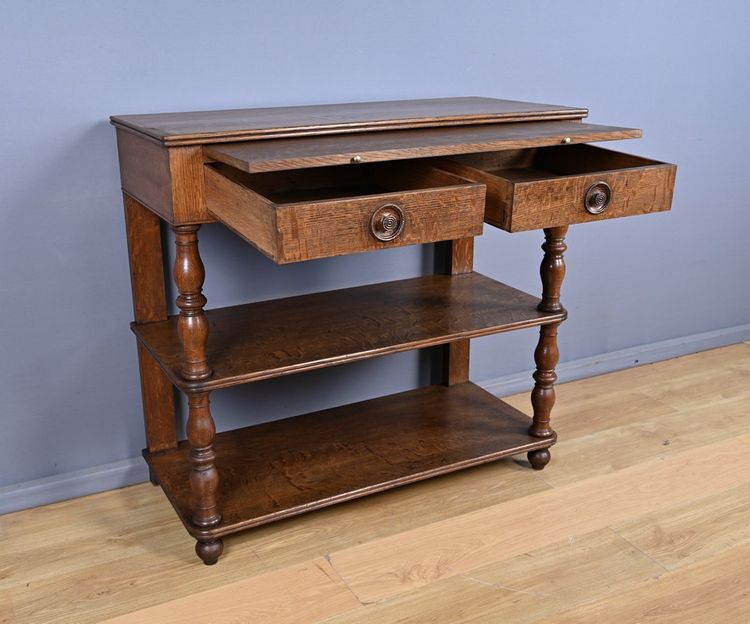 Sideboard aus Eiche, Stil Louis-Philippe – Ende des 19. Jahrhunderts