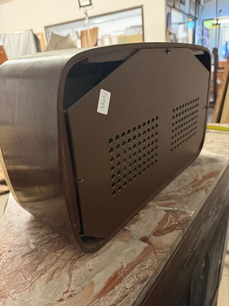 Antica radio a valvole, anni '50, 47x30x18cm Minerva