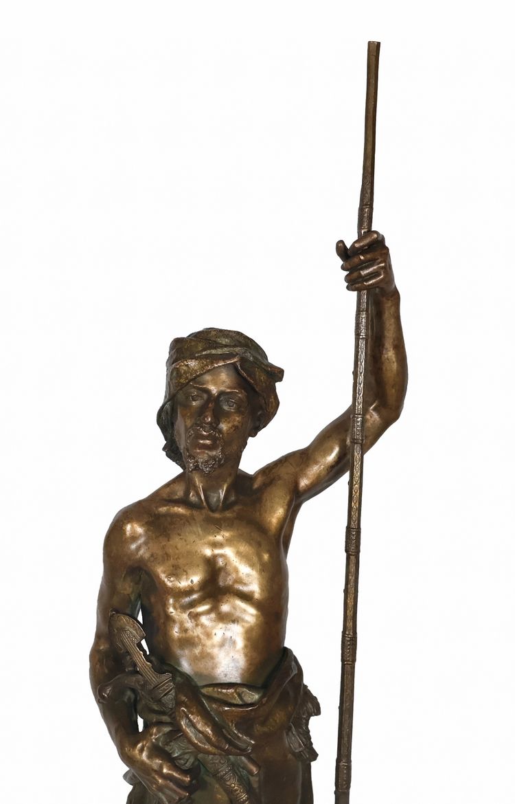Sentinella araba in bronzo di Anglès, fine XIX secolo