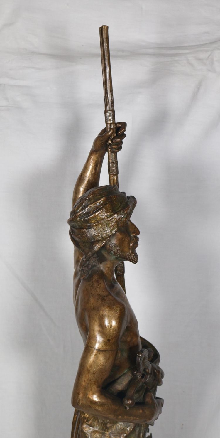 Sentinella araba in bronzo di Anglès, fine XIX secolo