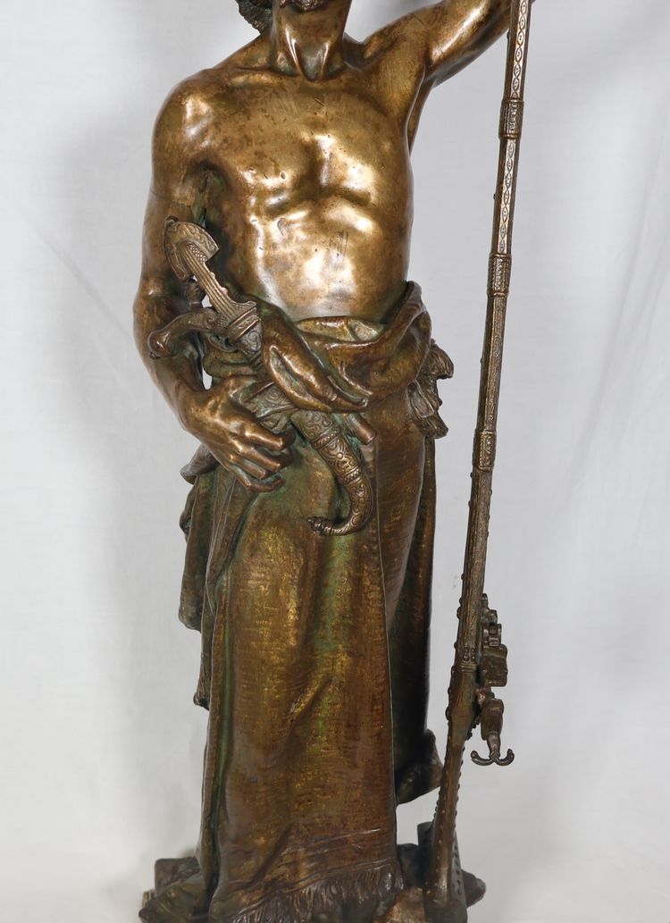 Sentinella araba in bronzo di Anglès, fine XIX secolo