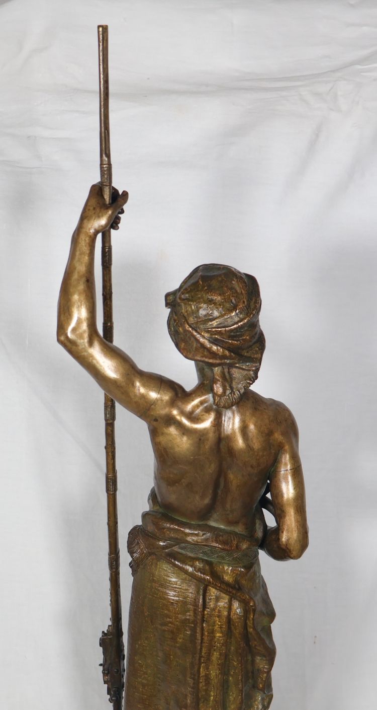 Sentinella araba in bronzo di Anglès, fine XIX secolo