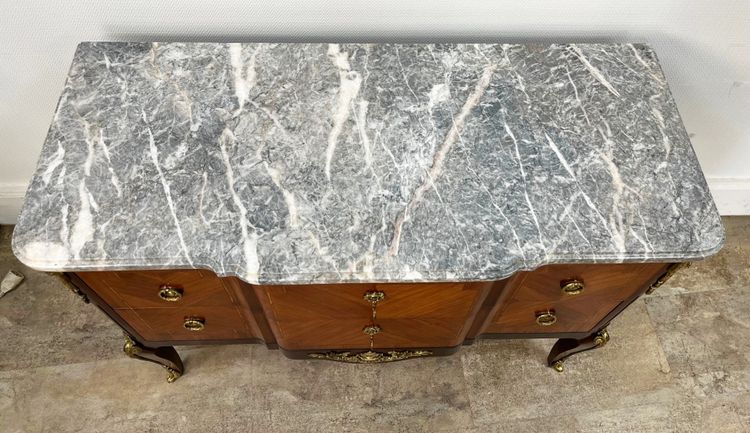 Commode style transition en marqueterie estampillé FRANCOIS DAIDÉ