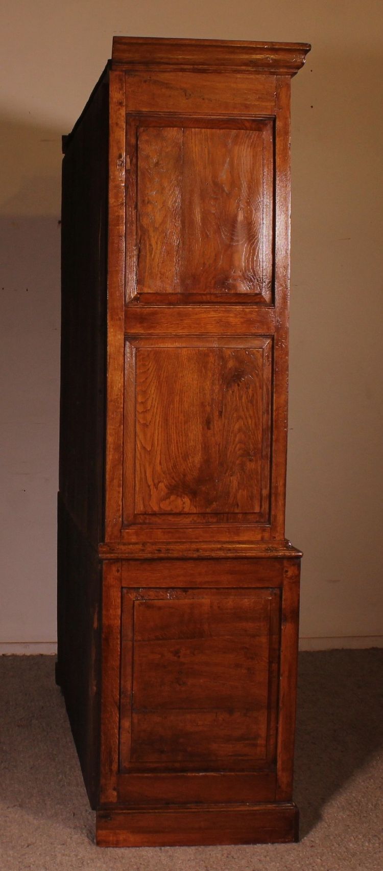 Pressa per lino in quercia del XVIII secolo