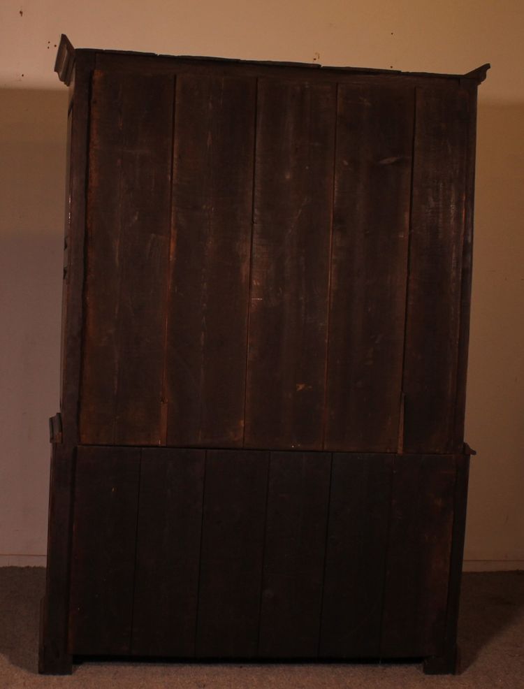 Pressa per lino in quercia del XVIII secolo
