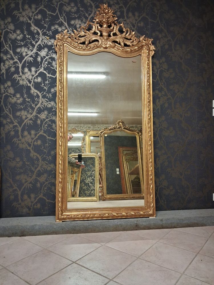 Specchio del XIX secolo, 2,15 m x 98 cm