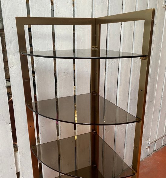 Mensola angolare in ottone