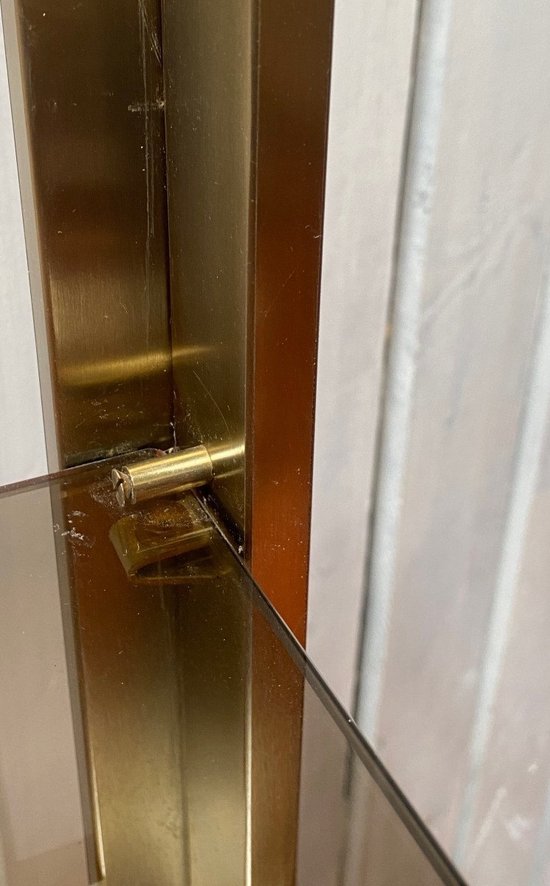 Mensola angolare in ottone