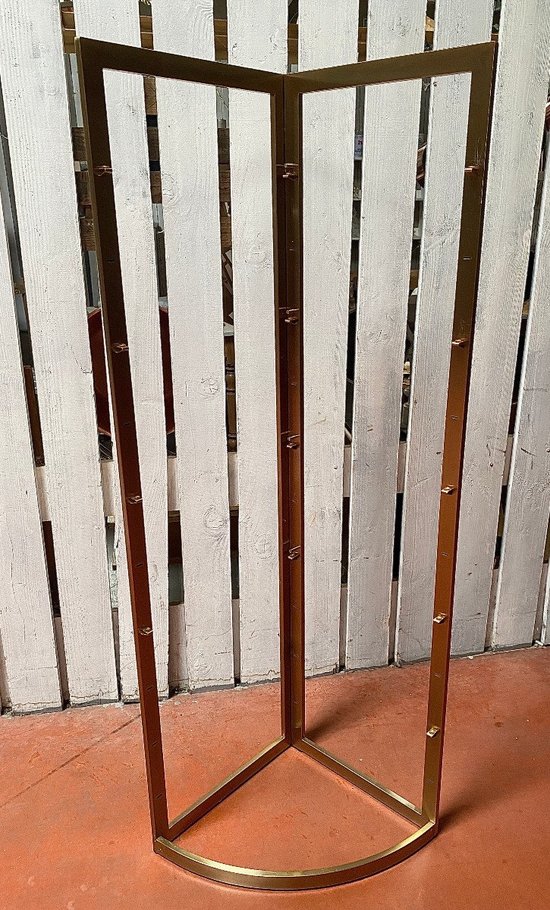 Mensola angolare in ottone
