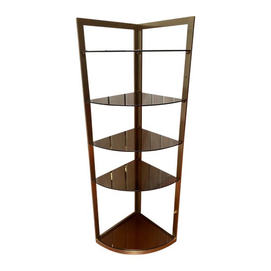 Brass Corner Shelf