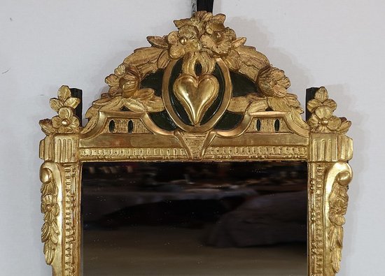  Gilded wood mirror, Louis XVI style - Early XXth century