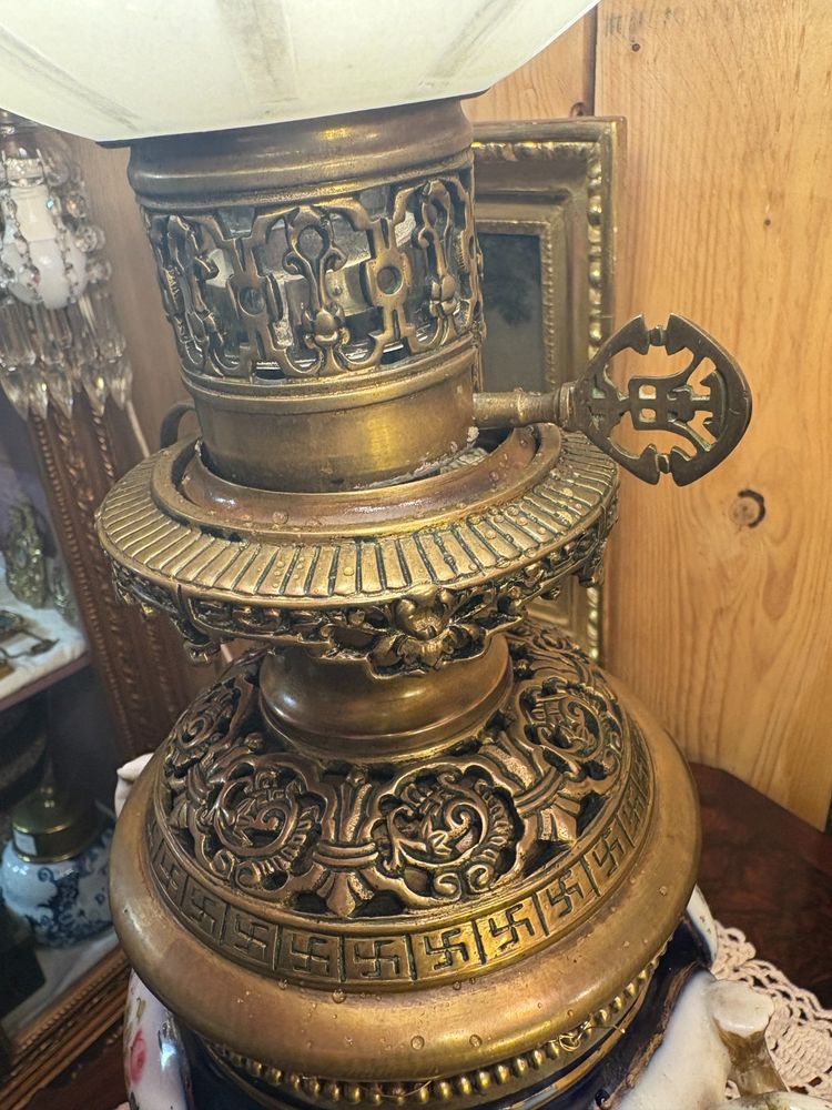 Lampada a paraffina, XIX secolo