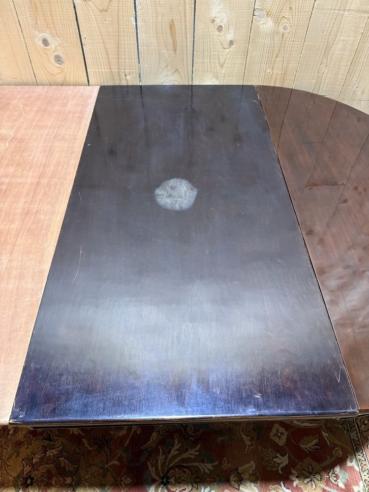 Louis Philippe oval mahogany dining table