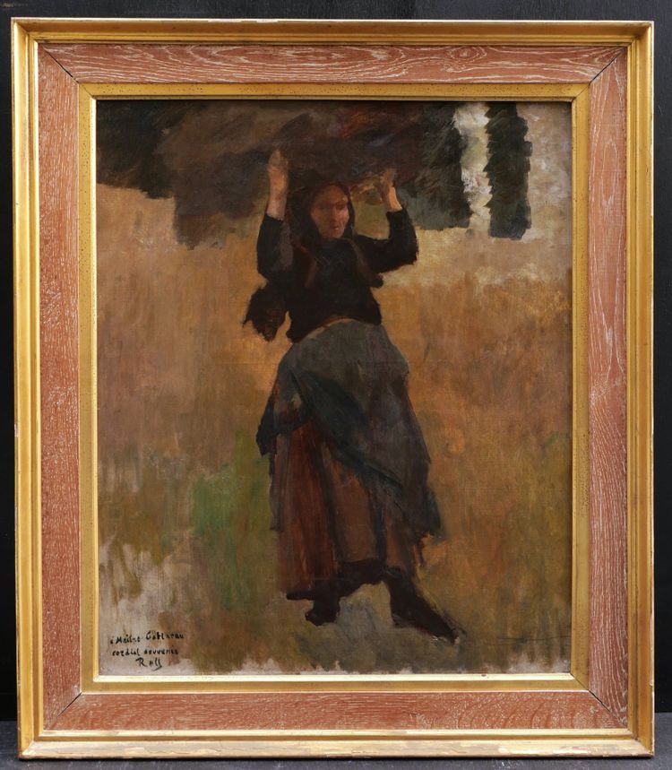 Alfred ROLL, Bäuerin mit Last