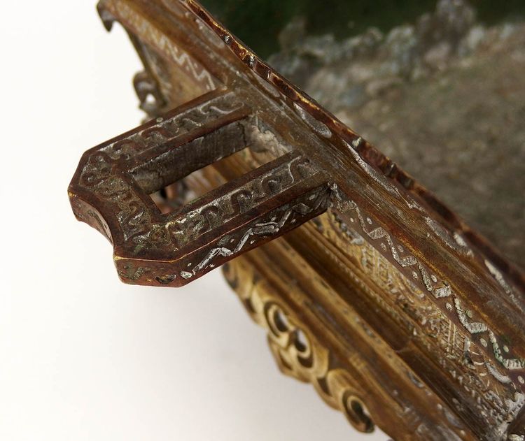 Napoleon III bronze planter