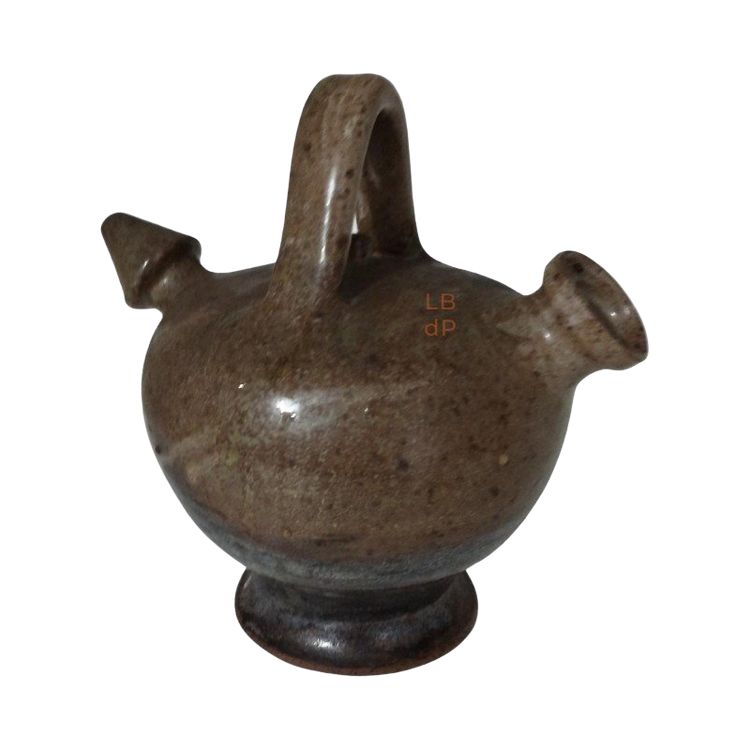 Stoneware jug, pitcher, gargoyle, pegette