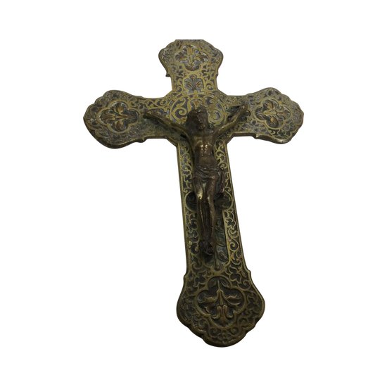 Croix en bronze de Barbedienne 