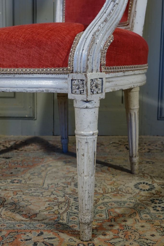 Fauteuil Cabriolet d'époque Louis XVI